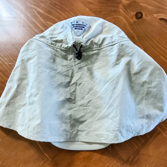 Unisex Columbia PFG Omni-Shade Fishing Hat - Beige One Size Adjustable Fishing - Picture 2 of 3